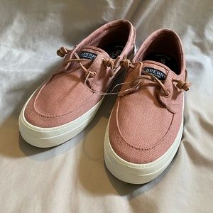 Women’s pink/blush Sperrys